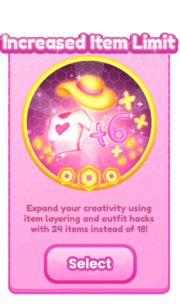 Increased Item Limit